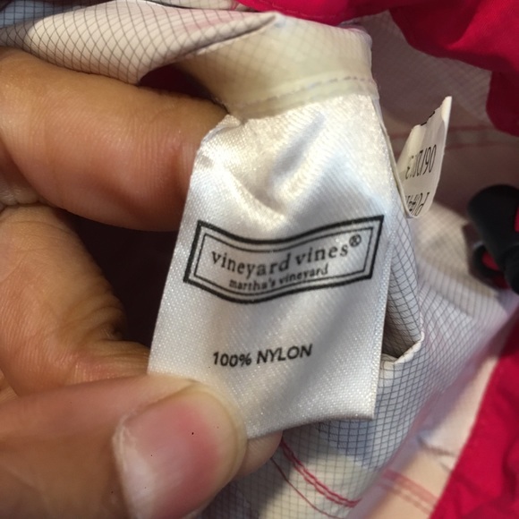 Vineyard Vines Packable Rain Jacket Stow and Go XS - Picture 4 of 8